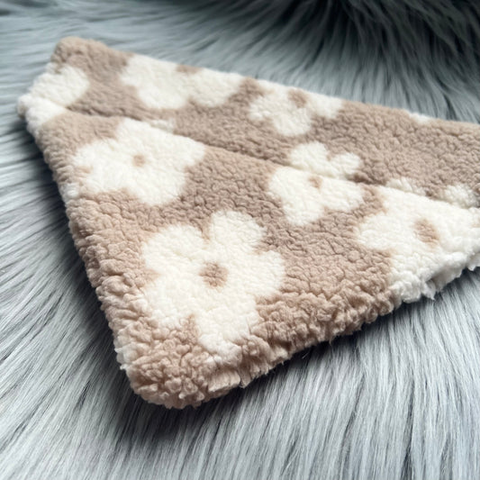 Flower (Teddy Fleece) Bandanas