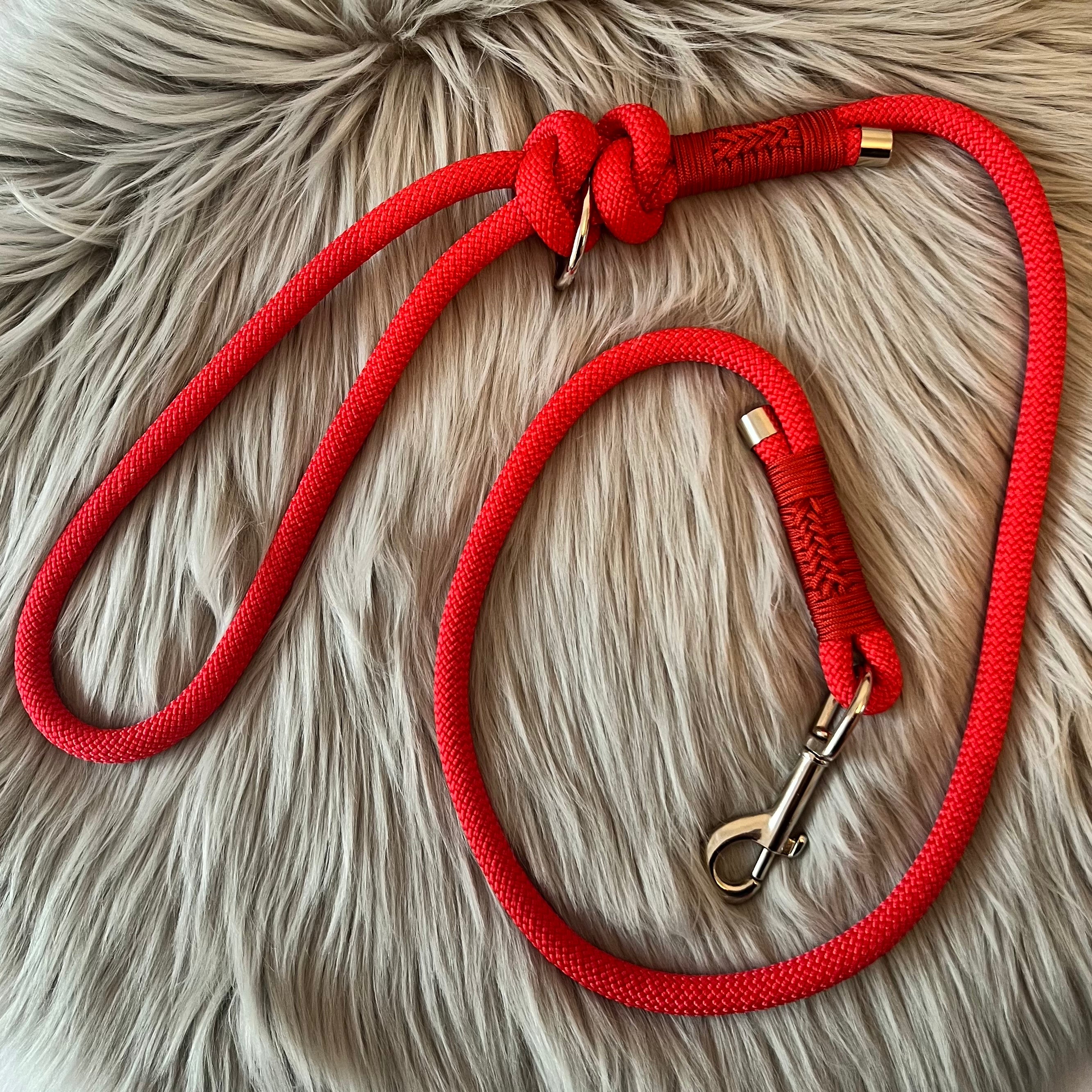 Red Rope Leads – Wags 'n' Whiskers By Amy