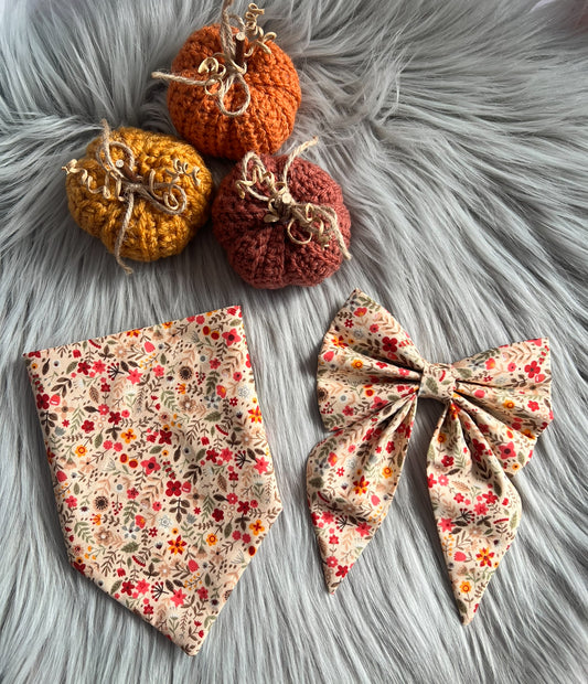 Autumn Leaves Bandanas & Bows