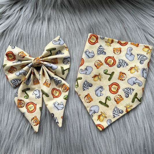 Rumble in the Jungle Bandana and Bows