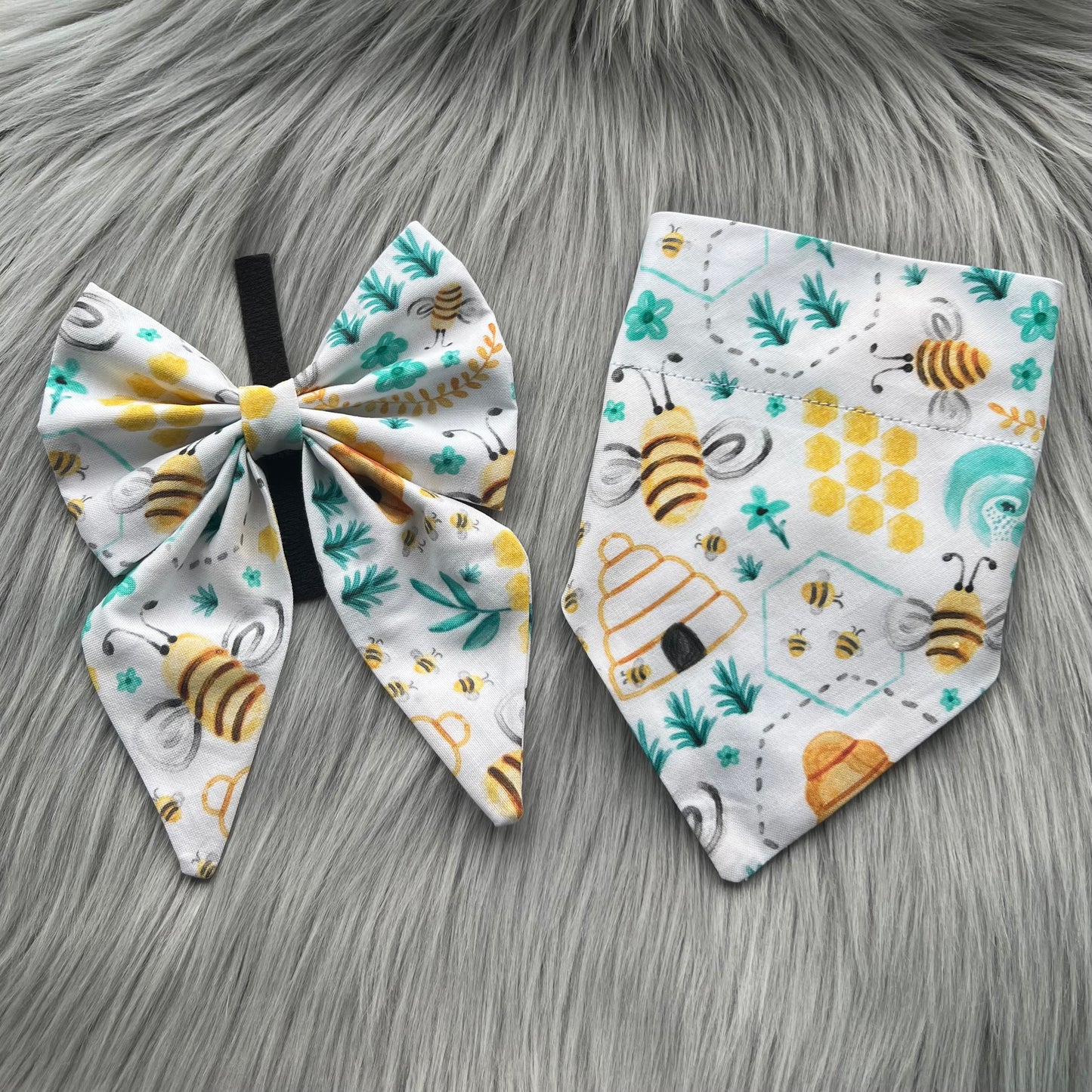 Summer Bees Bandanas and Bows