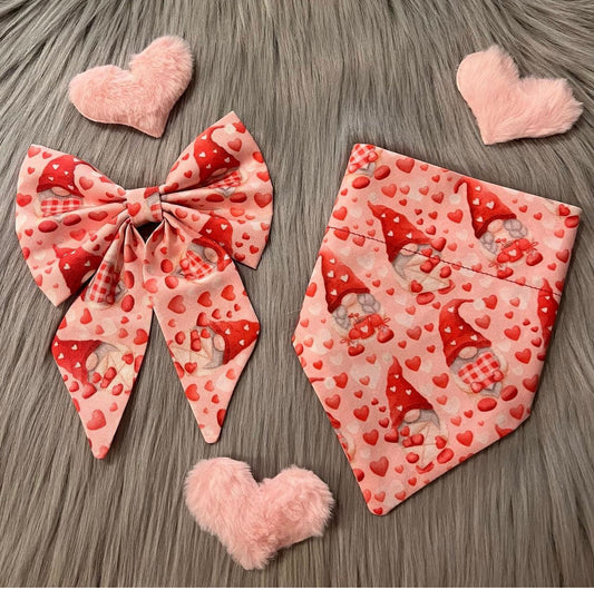 Valentines Gonk Bandanas and Bows