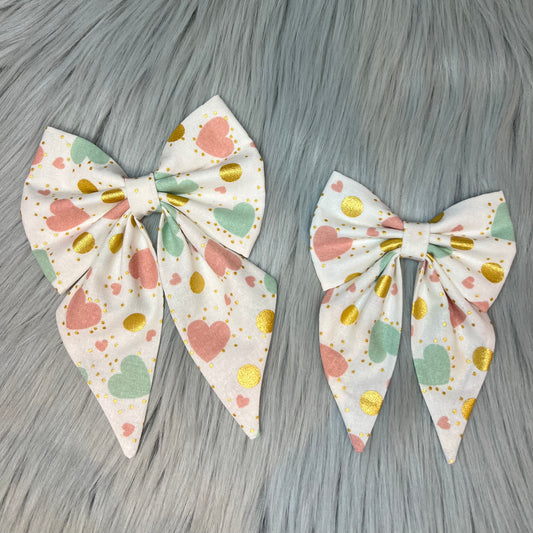 Confetti Hearts  Bandanas and Bows