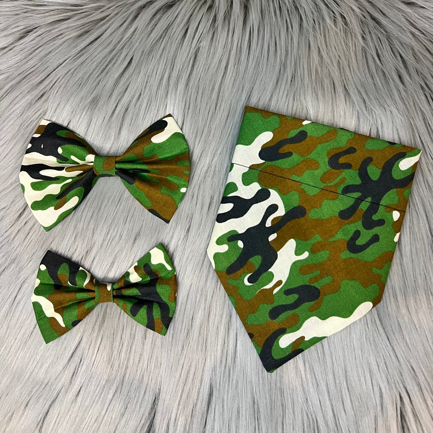 Camo Bandanas and Bow-ties